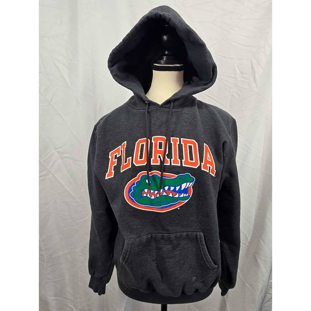 Champion Florida Gators Hoodie Charcoal Grey Womens Small NCAA Sweatshirt 1225
